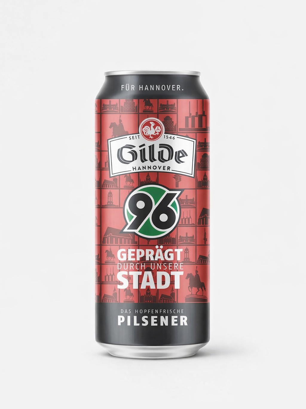Gilde Pilsener Hannover 96 Editionsdose (24x0,5l)